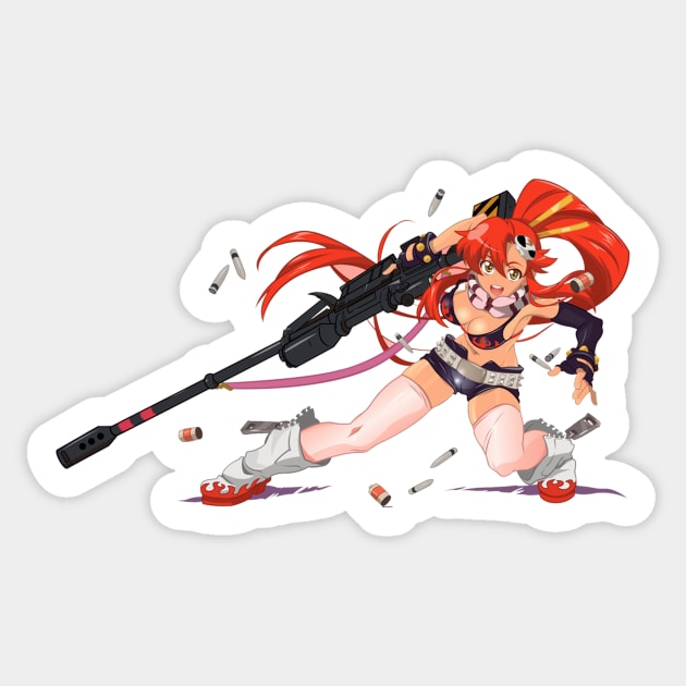 YOKO RITTONA - STICKER - ANIME Sticker by JMPrint